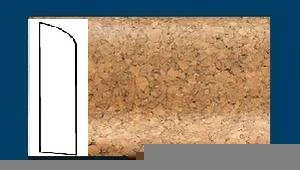 Плинтус пробковый ArtCorkDesing С 106 (Колер 8) 10х60х910 мм в Нижнем Тагиле