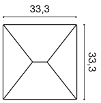 Декоративная панель Orac W106 (33.3x33.3x2.9 см) в Нижнем Тагиле