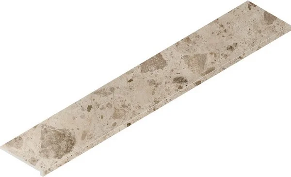 Керамогранит Italon Континуум Стоун Беж Ступень угловая правая 33х160 (Натуральная) в Нижнем Тагиле