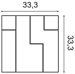 Декоративная панель Orac W102 (33.3x33.3x2.5 см) в Нижнем Тагиле