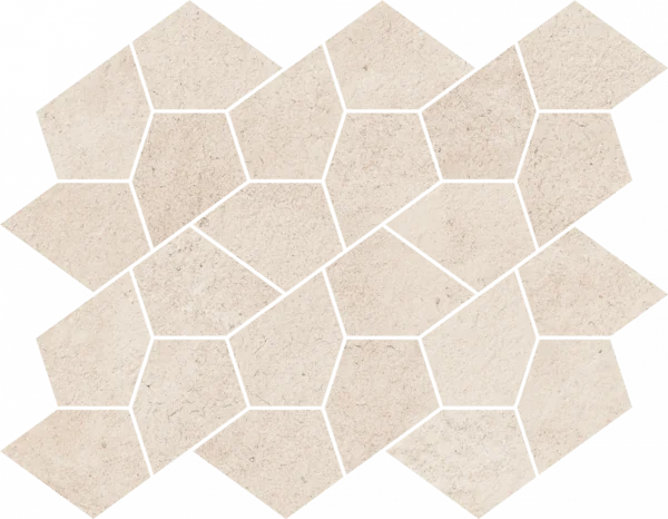Керамогранит Italon Этернум Сноу Мозаика Калейдо 35.6х27.6 (Натуральная) в Нижнем Тагиле