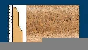 Плинтус пробковый ArtCorkDesing С 103 (Колер 8) 12х65х910 мм в Нижнем Тагиле