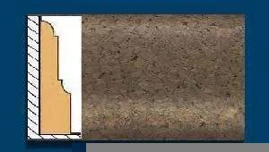 Плинтус пробковый ArtCorkDesing С 103 (Колер 7) 12х65х910 мм в Нижнем Тагиле