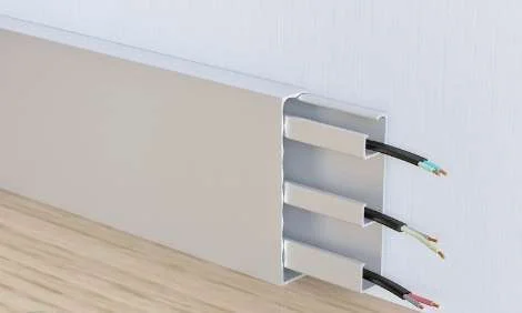 Алюминиевый плинтус Fezard Кабельный ALP-G80 Алюминий 80*15*2500 мм в Нижнем Тагиле