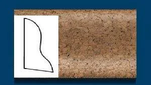 Плинтус пробковый ArtCorkDesing С 102 (Колер 9) 20x40x910 мм в Нижнем Тагиле