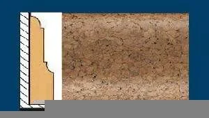 Плинтус пробковый ArtCorkDesing С 103 (Колер 9) 12х65х910 мм в Нижнем Тагиле