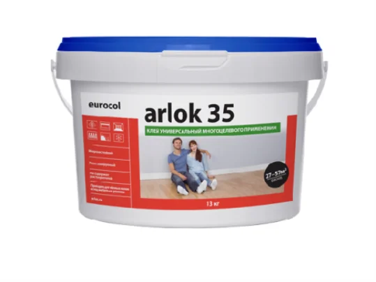 Клей Arlok 35 (13 кг) 230-490 г/м2, контактный для ПВХ покрытий в Нижнем Тагиле