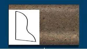 Плинтус пробковый ArtCorkDesing С 102 (Колер 7) 20x40x910 мм в Нижнем Тагиле