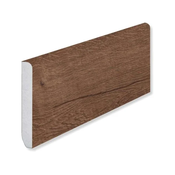 Кварцевый плинтус Fargo 81996-6 Дуб Южная Ночь градиент 80х11х2200 мм в Нижнем Тагиле