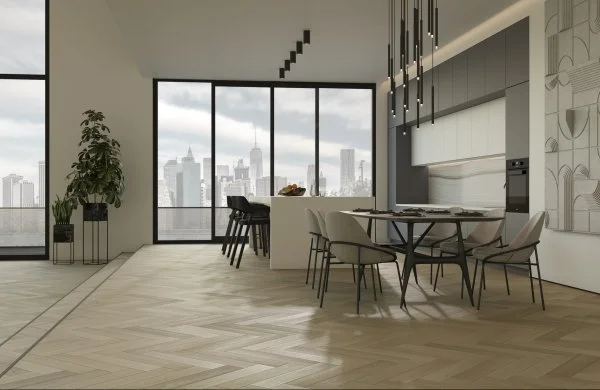 Паркетная доска Quartz Parquet Английская Ёлка Дуб Лимба 33-405 в Нижнем Тагиле