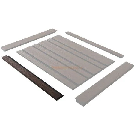 Финишный молдинг LF124A BR396K правый декорированный (42х12х2700мм) в Нижнем Тагиле