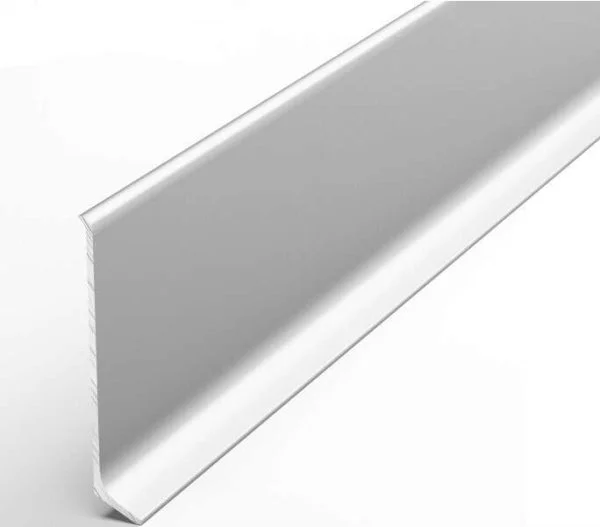 Алюминиевый плинтус Bonkeel ПЛ60 501л Серебро Люкс (58,5х11,2х2500мм) в Нижнем Тагиле