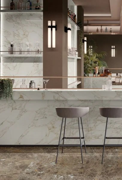 Керамогранит Italon Шарм Делюкс Арабескато Уайт 80х160 (Люкс и реттифицированная) в Нижнем Тагиле