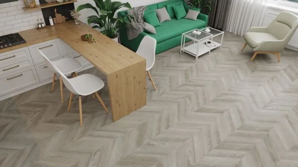 Кварц-виниловая плитка Alpine Floor Chevron Дуб Фантазия ECO 20-1 (2,5 мм. 43 класс) в Нижнем Тагиле