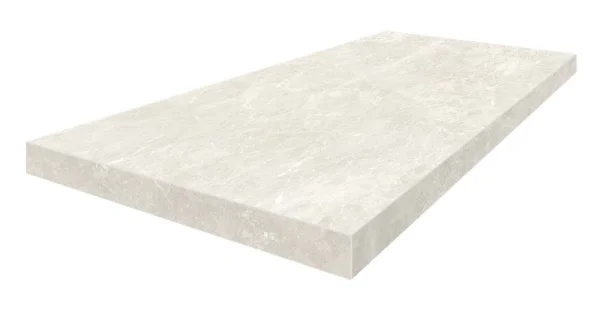 Керамогранит Coliseum Да Винчи Уайт Ступень угловая левая (Натуральный, 33х60) в Нижнем Тагиле