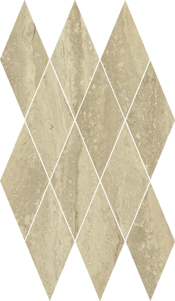 Керамогранит Italon Шарм Эдванс Травертино 28х48 мозаика Даймонд (Люкс) в Нижнем Тагиле