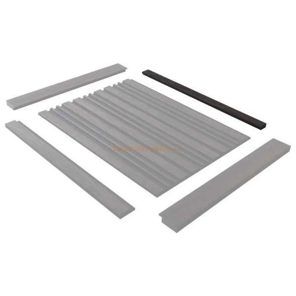 Финишный молдинг LF124B BR395K левый декорированный (31х12х2700мм) в Нижнем Тагиле