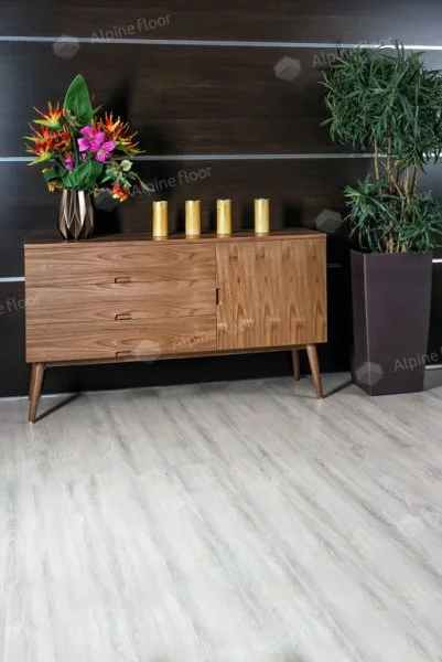 Кварц-виниловая плитка Alpine Floor Easy Line Дуб Снежный ЕСО 3-14 3 мм. 43 класс в Нижнем Тагиле