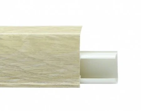 Пластиковый плинтус Royce №508 Серый Опем (55х23х2200мм) в Нижнем Тагиле