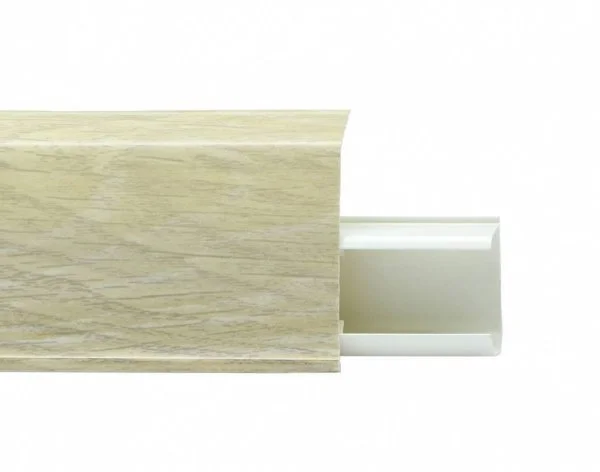 Пластиковый плинтус Royce №508 Серый Опем (55х23х2200мм) в Нижнем Тагиле