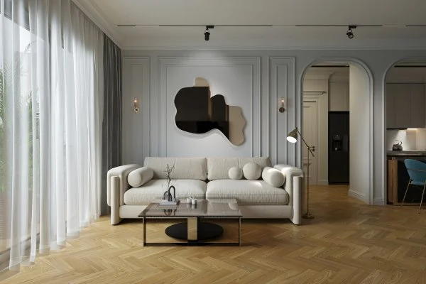 Паркетная доска Quartz Parquet Штучный паркет Вяз Кенигсберг 44-550-62 в Нижнем Тагиле