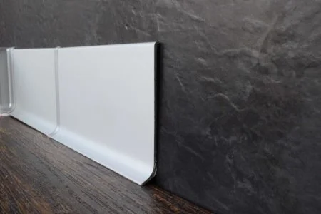 Алюминиевый плинтус ЭлитПроф Анодированный Плоский (80х11х2500 мм) в Нижнем Тагиле