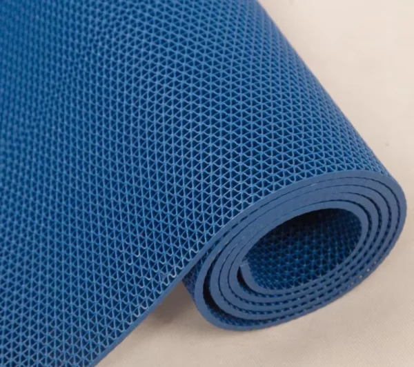 Грязезащитное рулонное покрытие ЗигЗаг Синий 4,5 мм (1,2 м) Китай в Нижнем Тагиле