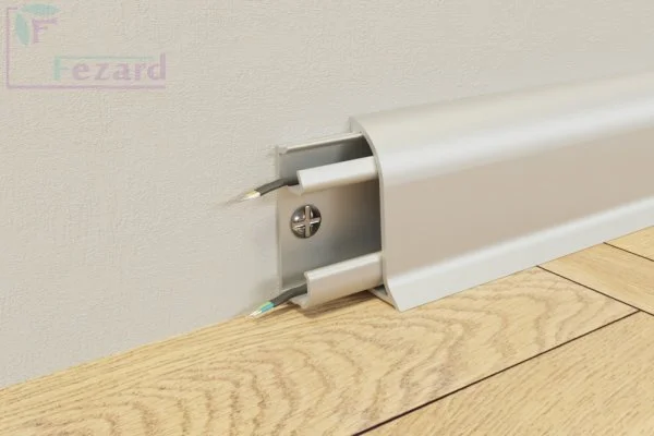 Алюминиевый плинтус Fezard Серебро 43х22х2,5м в Нижнем Тагиле