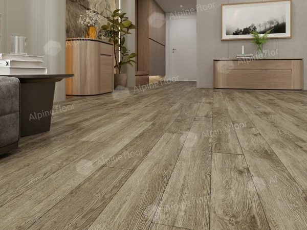Каменно-полимерная плитка Alpine Floor Grand Sequoia Village Венге Грей ECO 11-807 4мм, 43 класс в Нижнем Тагиле