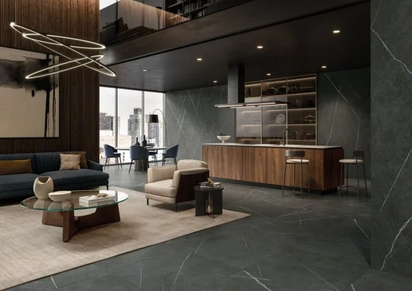 Керамогранит Italon Метрополис Империал Блэк 120х278 (Натуральная и Реттифицированная) в Нижнем Тагиле