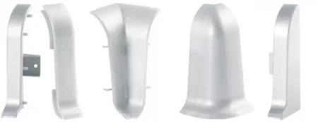 Соединитель для плинтуса ALP-C43 Серебро (ПВХ) в Нижнем Тагиле