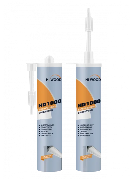 Монтажно-стыковочный клей HiWood HD1000 Белый 280 ml в Нижнем Тагиле