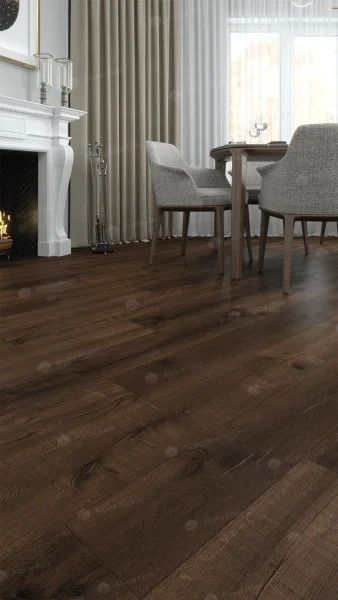 Каменно-полимерная плитка Alpine Floor Real Wood Дуб Мокка ECO 2-2, 6 мм 43 класс в Нижнем Тагиле