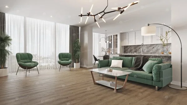 Каменно-полимерная плитка Alpine Floor Solo Ларгетто ECO 14-3, 3,5 мм 34 класс в Нижнем Тагиле