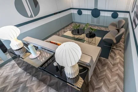 Пробковое покрытие CorkStyle Chevron Silver в Нижнем Тагиле