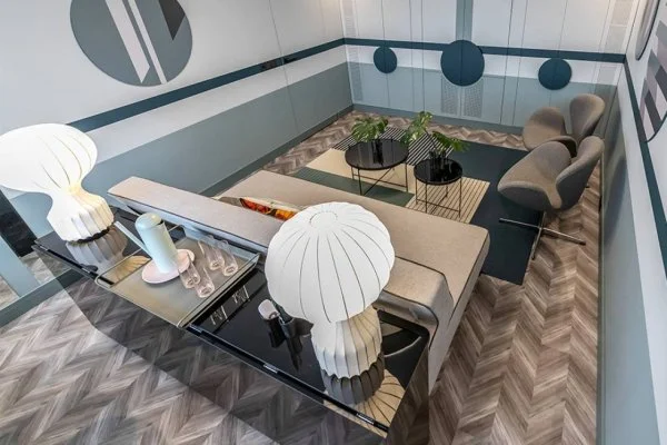 Пробковое покрытие CorkStyle Chevron Silver в Нижнем Тагиле