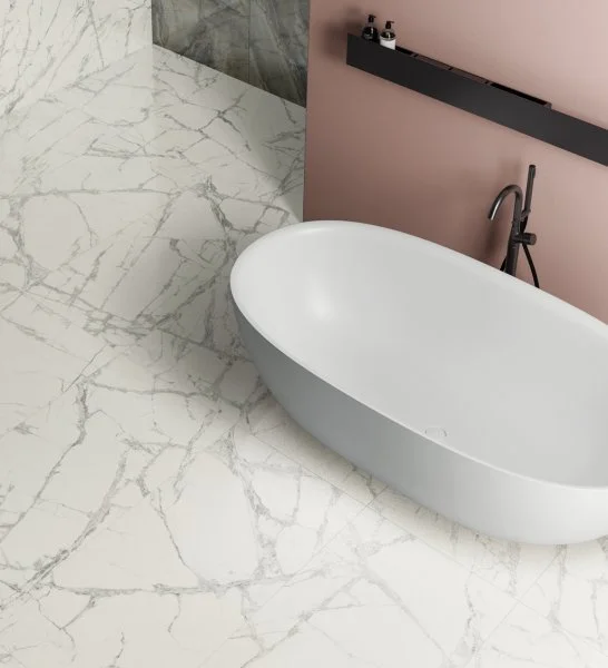 Керамогранит Italon Шарм Делюкс Инвизибл Уайт 60х120 (Паттинированная и реттифицированная) в Нижнем Тагиле