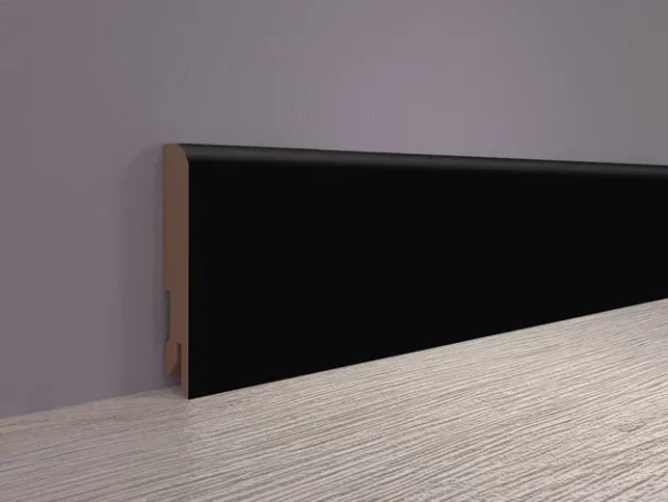 Плинтус MDF Bonkeel 24032 Чёрный Софт (100х16х2400 мм) в Нижнем Тагиле