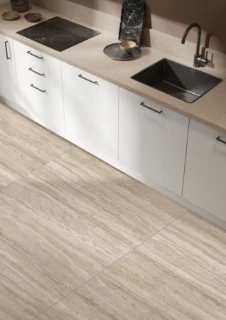 Керамогранит Vitra CityStone Травертин Линейный 60х120 (Натуральная и Реттифицированная) в Нижнем Тагиле