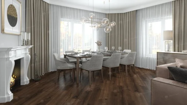 Каменно-полимерная плитка Alpine Floor Real Wood Дуб Мокка ECO 2-2, 6 мм 43 класс в Нижнем Тагиле