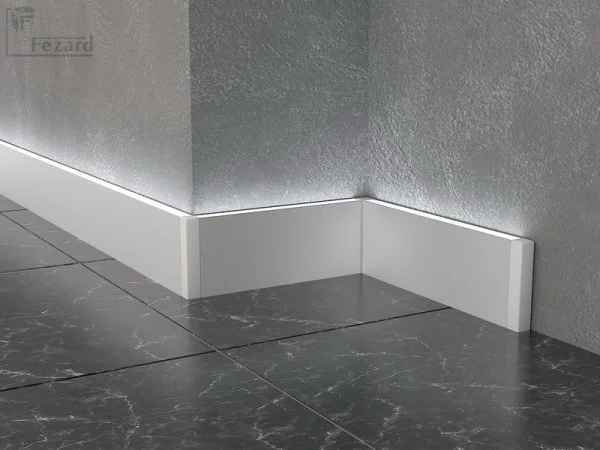 Алюминиевый плинтус Fezard Кабельный ALP-G80-LA Алюминий 80*15*2500 мм в Нижнем Тагиле