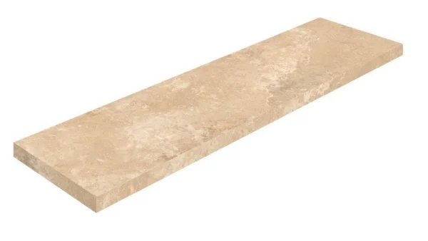 Керамогранит Coliseum Аурелия Беж Ступень угловая левая (Натуральный, 33х120) в Нижнем Тагиле