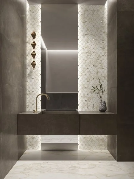 Керамогранит Italon Этернум Каррара Мозаика Вертекс 25.8х30 (Натуральная) в Нижнем Тагиле