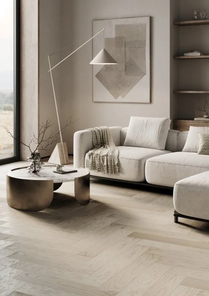 Паркетная доска Quartz Parquet Английская Ёлка Дуб Песочный 33-408 в Нижнем Тагиле