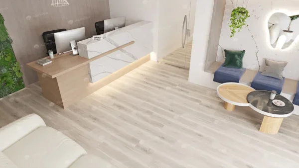 Кварц-виниловая плитка Alpine Floor Ultra Дуб Полярный ЕСО 5-19 2 мм. 34 класс в Нижнем Тагиле