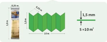 Подложка Солид 1,5мм для LVT ANTI SLIP (10м2) в Нижнем Тагиле