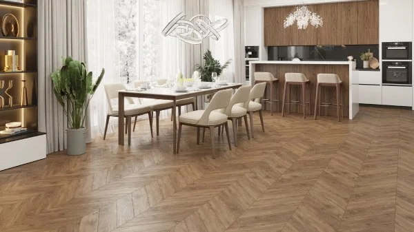 Кварц-виниловая плитка Alpine Floor Chevron Гевуина ECO 20-10 (2,5 мм. 43 класс) в Нижнем Тагиле