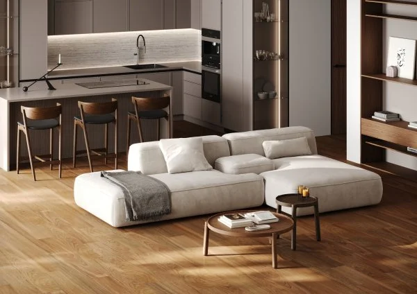 Паркетная доска Quartz Parquet Классик 5 мм Дуссия Африканская 550-63 в Нижнем Тагиле