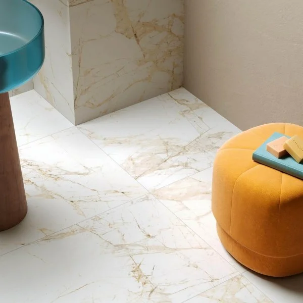 Керамогранит Coliseum Канова Уайт 60х120 (Натуральный и Реттифицированный) в Нижнем Тагиле