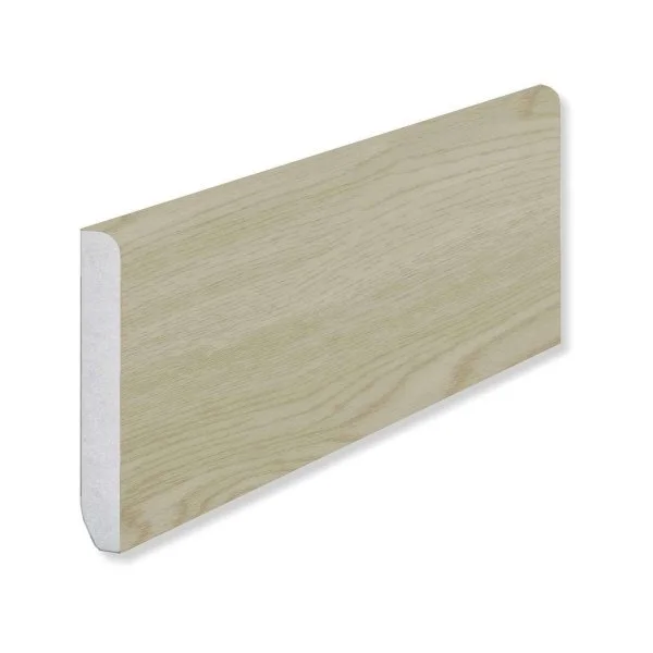 Кварцевый плинтус Fargo 18001-35 Ясень Белый 80х11х2200 мм в Нижнем Тагиле